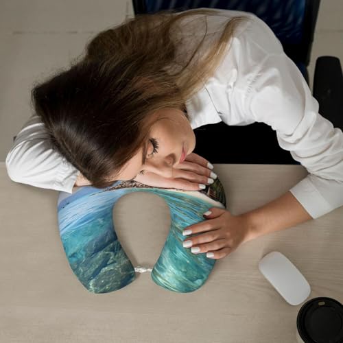 Almohada espuma viscoelástica forma U 30x25 cm miniatura 7