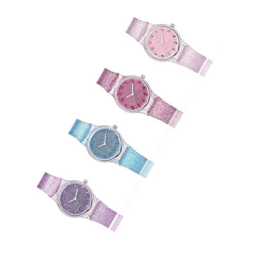 NICERIO Relógio Infantil para Meninas – Relógio de Pulso com Pulseira de Silicone, Picture 3, 23*3.3