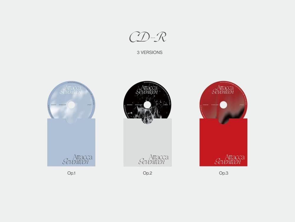 Pledis SEVENTEEN - Attacca (9th Mini Album) Album+Folded Poster+Extra Photocards Set (Op.3 ver.)
