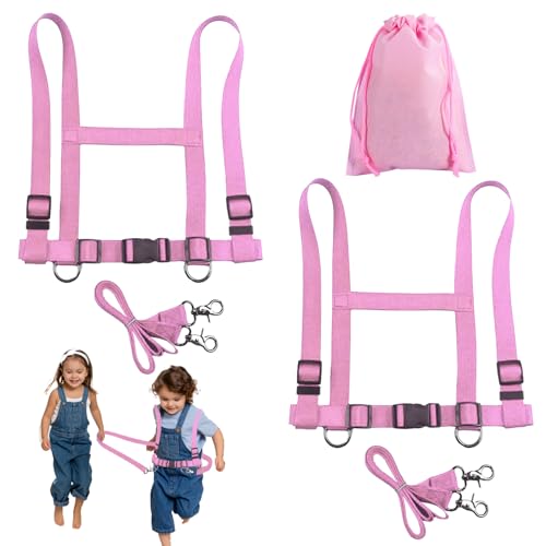 2 Stück Pferdeleine Zum Spielen Für Kinder, Rosa Verstellbares...