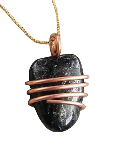 Natural Arfvedsonite Astrophyllite Pendant RUSSIAN Psychic Visions Energy Crystal Pendant #12