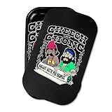 Metal Tray with PVC Soft Magnetic Lid Black Large Cute Decorative Tray for Home Decor, Coffee Table, Tea, Snacks, Gifts - 11' x 7'(Black-with lid)