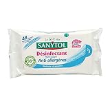 Sanytol lingettes désinfectantes multi-usages x48