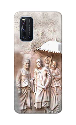 Image of Printed Hard Back Cover Case for Vivo V19 Back Cover (Sai Baba) -1803