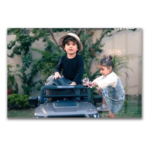 Image of SNAPTRAP 3mm Customized Photo Frame Customised Gift|Acrylic Photo Frame Personalized|Photo Frame For Wall Customised|Personalised Photo Frame for Gift On Anniversay, Birthday (Landscape, 16X24 Inch)
