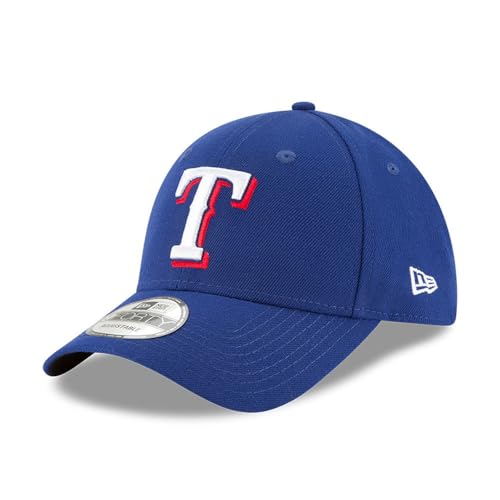 New Era MLB The League 9Forty Verstellbare Basecap Texas Rangers - Offizielle Teamfarben – Ansicht 1