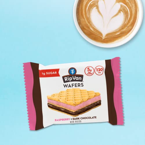image for Rip Van Wafels Rip Van Raspberry & Dark Chocolate Wafer Cookies - Heal