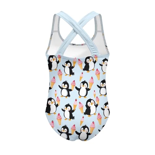 Image of Girls One-Piece Swimsuit for Swimming Lessons Beach Volleyball Pool Party Outdoor Training Quick Dry