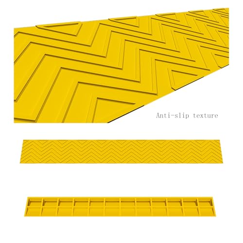 Rampa de transición ancha antideslizante en forma de flecha, apta para carritos, sillas de ruedas, escalones interiores y exteriores miniatura 5