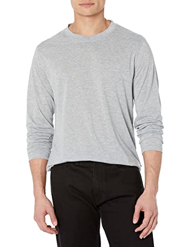 Perry Ellis Men's Portfolio Jersey Crew Neck Long Sleeve Shirt