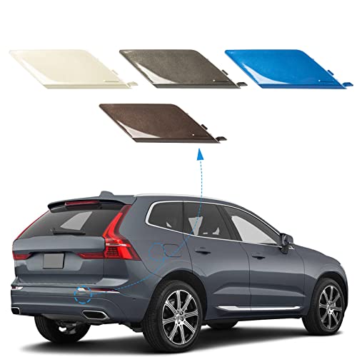 CZShiYue Cubierta de Gancho de Remolque para Parachoques Trasero para Volvo XC60 2018 2019 2020 2021 Tapa de Ojo de Remolque 31449210 398490342 (Gris, Lado Derecho del Pasajero) Xinpinsai