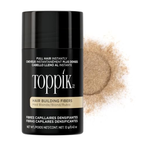 Image of Toppik Hair Building Fibers, Fill In Fine or Thinning Hair Instantly Thicker, Fuller Looking Hair 9 Shades,4 size options