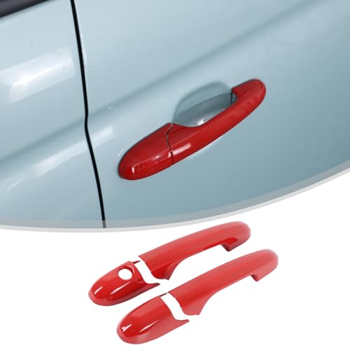 Tumukiw 4PCS Car Door Handle Cover Trims Compatible with Fiat