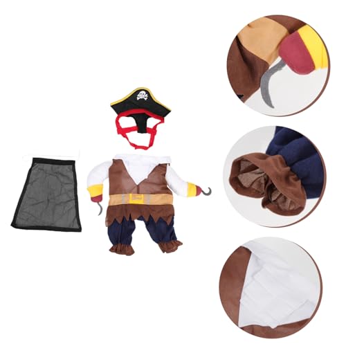 Disfraz pirata para perro talla XL cómodo y transpirable miniatura 4