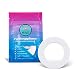 Produktbild FixTape atmungsaktive Sensor-Tape-Ringe für Freestyle Libre 1 & 2 I runde selbstklebende Patches mit Loch für Glukose-Sensor I hoher Trage-Komfort I hautfreundlich wasserfest I 7 Stück (Weiss)