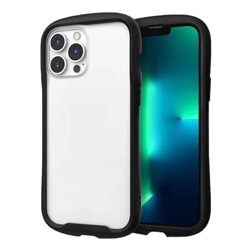 For iPhone 15 用ケース耐衝撃 背面透明 クリア 強化ガラス アイフェイス For アイフォン15 用 For iphone15 カバー ストラップホール 耐久性 スマホケース ソフトシリコンエッジ For アイフォン14 スマートフォン保護カ