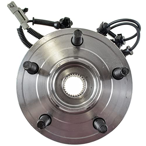 Image of TRQ Front and Rear Wheel Bearing and Hub Assembly Set 4 Piece Compatible with 2005-2010 Jeep Grand Cherokee 2006-2010 Commander