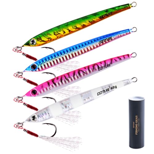 Plomb jig pour atteindre les fonds marins rapidement sans dérive avec assist hook