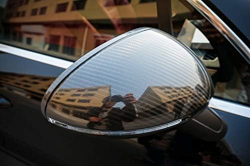 5D High Gloss Black Carbon Fiber Vinyl Roll 1ft x 10ft Bubble Free Air Release Automotive Car Wrap Film