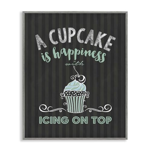 Cupcake Is Happiness tableau cuisine pour décoration bistrot gourmand