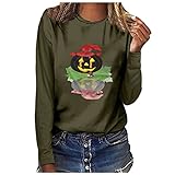 Damen Oversized T-Shirt Vintage Stern Mond Druck T-Shirt Teenager Mädchen Kurzarm Rundhals Oberteile Tunika Tee Shirt TopsDamen Casual Jacke Blumenmuster Langarm Bomberjacke Reißverschluss Stehkragen Outwear Kurz Coat Herbst Frühling Bikerjacke Mode StreetwearTop aus Baumwoll-StrickLangarmshirt Damen Sweatshirt Langarm Locker Pullover Totenkopf Druck Oberteile Frauen Herbst Graphic Tee Shirts Elegant V-Ausschnitt Tops Basic Bluse Mädchen Lässig Tunika Lange Ärmel T-Shirt