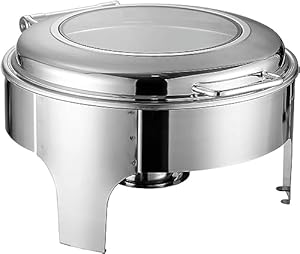 Xiaoyiwin XIAOYIWIN Okrągła Taca Bufetowa Stalowa