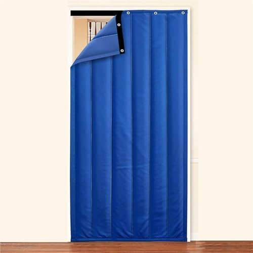 Rideau de porte thermique isolant phonique coupe-vent 70x220cm - 2