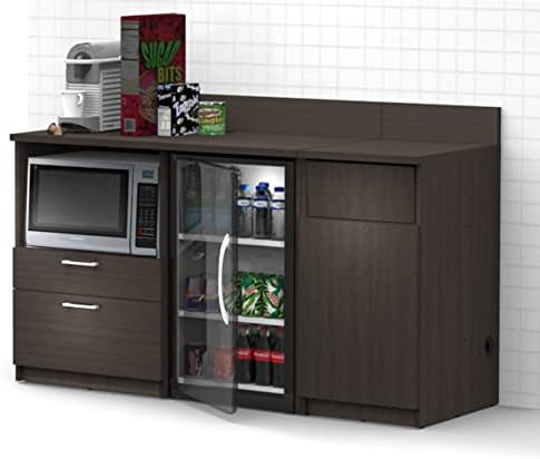 Coffee Break Lunch Room Furniture Buffet Model 3285 BREAKTIME 2 Piece Group Color Espresso - Factory Assembled (NOT RTA) Furniture Items ONLY