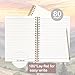 FOPENEM Sunset Hills Notebook 8.3x5.5 Inches – Watercolor Landscape Journal, Golden Hour Mountain View Spiral Notebook, Aesthetic Writing Journal for Daily Notes