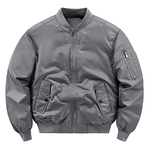 Veste de pilote militaire pour homme idéal pour le style campus de baseball