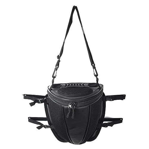 Bolsa de sillín para motocicleta impermeable y con capacidad ampliable para equipaje trasero