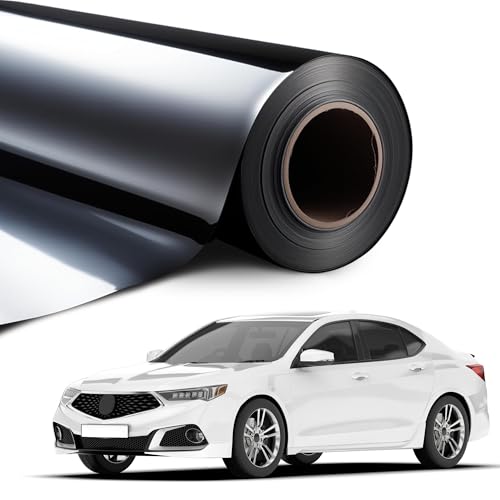 Film Teinté Voiture BLACKGLASS IX® Rouleau de Qualité Pro pour Vitres et Véhicules (5% TLV, 6mx65cm, 2 Épaisseurs, Limo Black) Film Solaire Anti-Reflet Anti-Regard - Mode d’Emploi