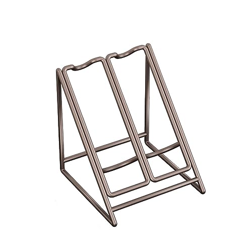 Soporte para 2 botellas de vino metálico Fodalob miniatura 1