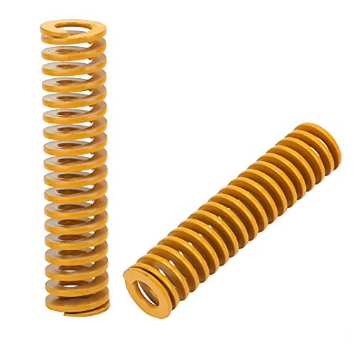 ID 6mm OD 12mm Longo Molde de Compressão de Carga Leve Mola Amarela (TF), 2 Pçs(TF12*80mm)