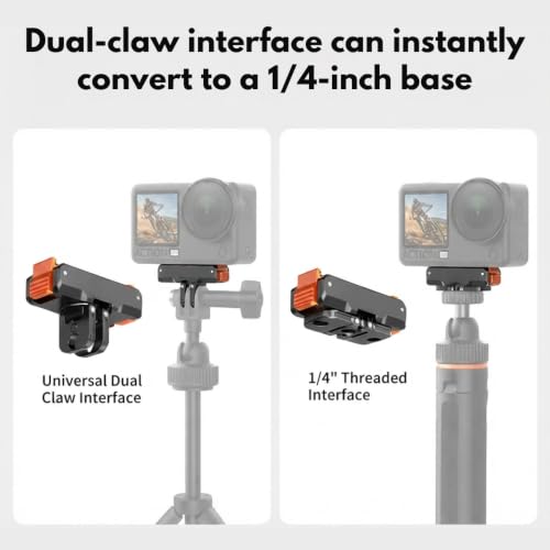 Image of Yantralay Quick Release Mount Compatible with D JI Os mo Action 6, 5 Pro, 4, 3 & Os mo Nano, Os mo 360 | 360 Rotating Magnetic Base Mount | Os mo Action 6 Camera Accessories