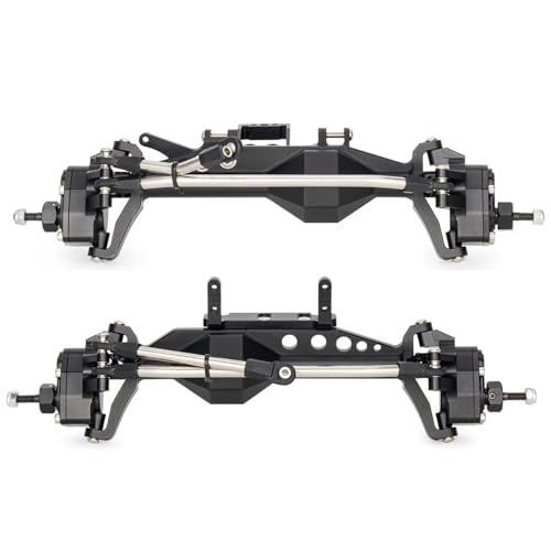 Essieu avant pour Capra H10 et SCX10 III en aluminium usiné CNC haute résistance