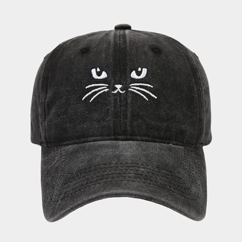 Image of XYIYI 2 Pack Unisex Washed Vintage Baseball Cap Golf Dad Hat Adjustable Classic Low Profile Plain Cap for Men Women