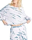 wildfox pullover stars Das Sweatshirt Olivia hat eine geräumige Passform, übertriebene Schulterpartie, Ballonärmel und Details mit Raw Saum.