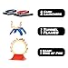 FLAT 2 FAST Stunt 2-Pack Playset – All-Inclusive Set with Launch Ramp, Fire Ring, Tunnel & 2 Flat Car Racers – Build Custom Stunts – Ages 5+