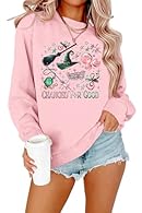 Material: Size-S=US(4-6), M=US(8-10), L=US(12-14), XL=US(18-20). This Pink Goes Good with Green Sweatshirt is made of soft and breathable fabric, super soft and very comfortable to wear. Design: Witch sweatshirts for women, Musical shirts, pink and g...