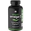 Sports Research Vegan Omega-3 Fish Oil Alternative from Algae Oil - Highest Levels of Vegan DHA & EPA Fatty Acids | Non-GMO Verified & Vegan Certified - 60 Veggie Softgels (Carrageenan Free)