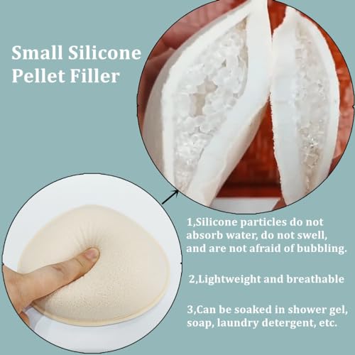Latex Foam Fills Silicone Pellet Mastectomy Breast Forms Medium weight Breast Prosthesis for Women2
