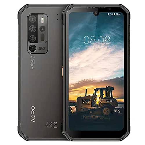 AORO A11 New Smartphone 6.1 Inch 8GB + 256GB Waterproof 5G Android phone (8GB+256GB)