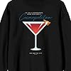 Bioworld Sex And The City I'd Like A Cosmopolitan Crew Neck Long Sleeve Black Adult Sweatshirt-Medium #1