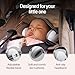 Alpine Muffy Baby Ear Protection for Babies and Toddlers up to 36 Months - CE & ANSI Certified - Noise Reduction Earmuffs - Comfortable Baby Headphones Against Hearing Damage & Improves Sleep - Black