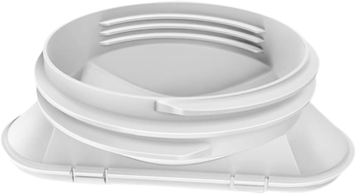 POPETPOP 3pcs Air Duct Connector Adapter for Air Conditioner Exhaust Hose Compatible Coupler for Easy Installation No Tools Required Vent Accessory