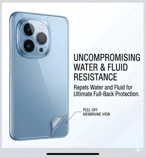 Image of Back Skin Protector Compatible with Nothing Phone 4B, Scratch-Resistant Matte Film, Bubble-Free Adhesive Full Coverage Back Membrane