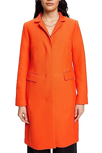 ESPRIT Damen 013EE1G358 Jacke, 635/ORANGE RED, XL