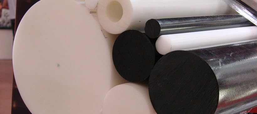 Barra Tonde Piene in PVC, lunghezza 1 mt (diam. 25 mm; Bianco)