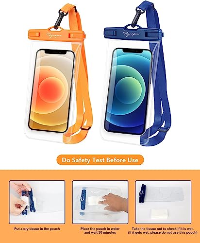Wasserdichte Handyhülle Rynapac, 2 Pack universelle Unterwasser